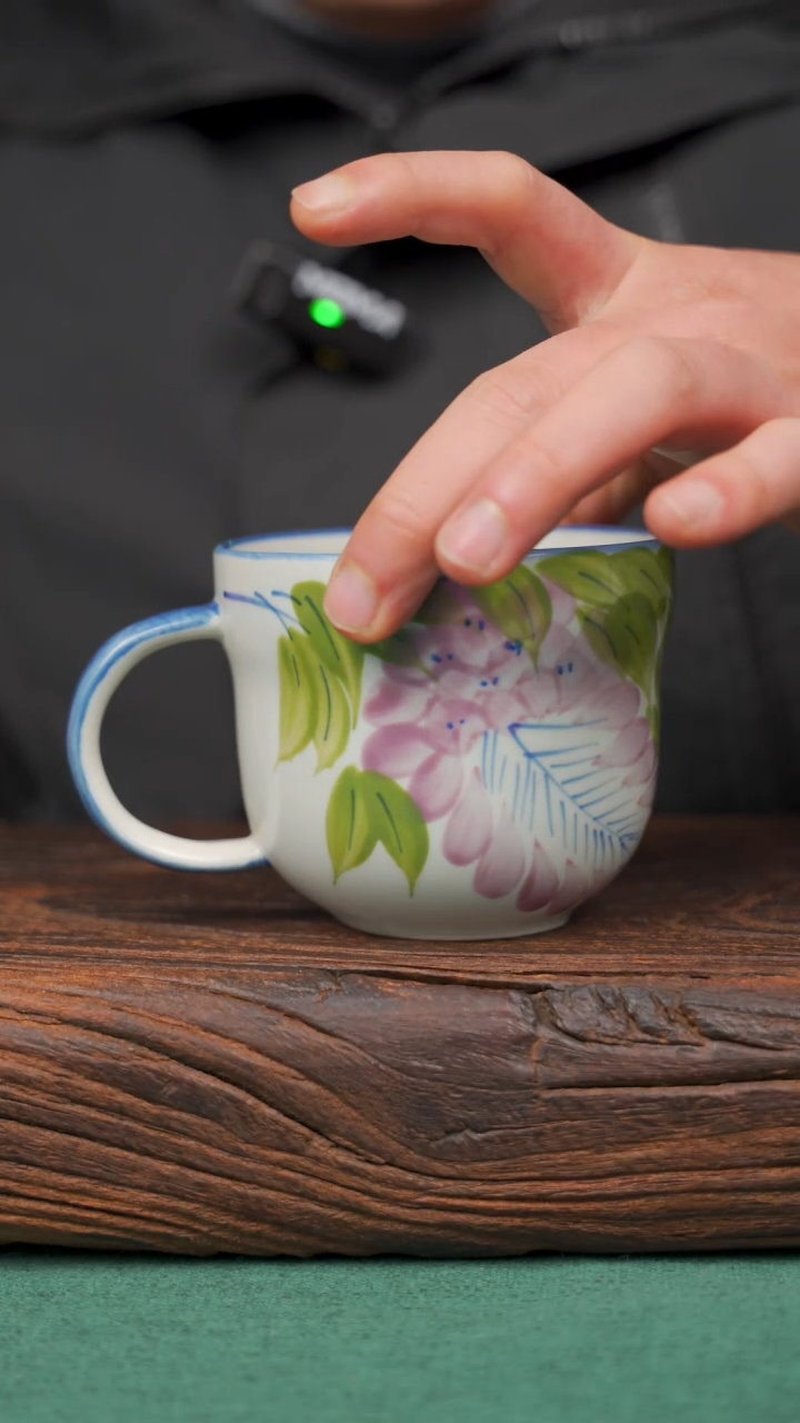 【闪购商品】瓷片71景德镇杯釉下手工手绘瓷器