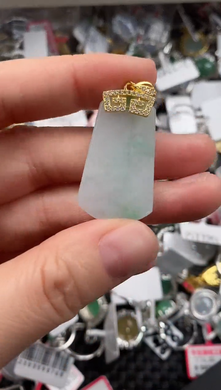 银S925镶嵌戒指翡翠888               4