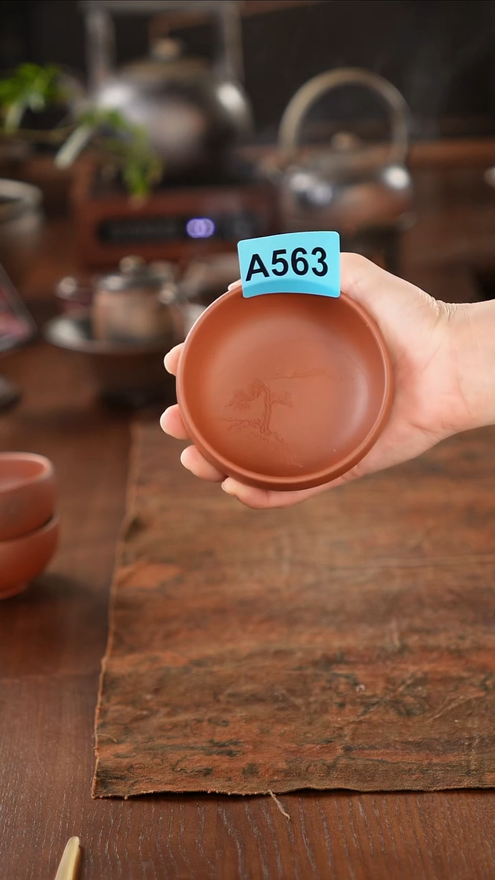 广西钦州坭兴陶纯手工纯电烧杯100毫升