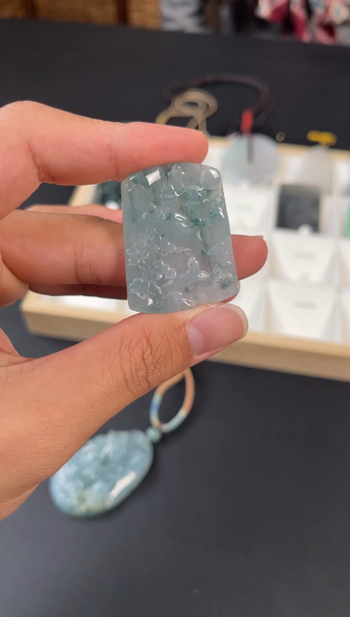 【闪购商品】翡翠颈饰未镶嵌翡翠吊坠YP-003