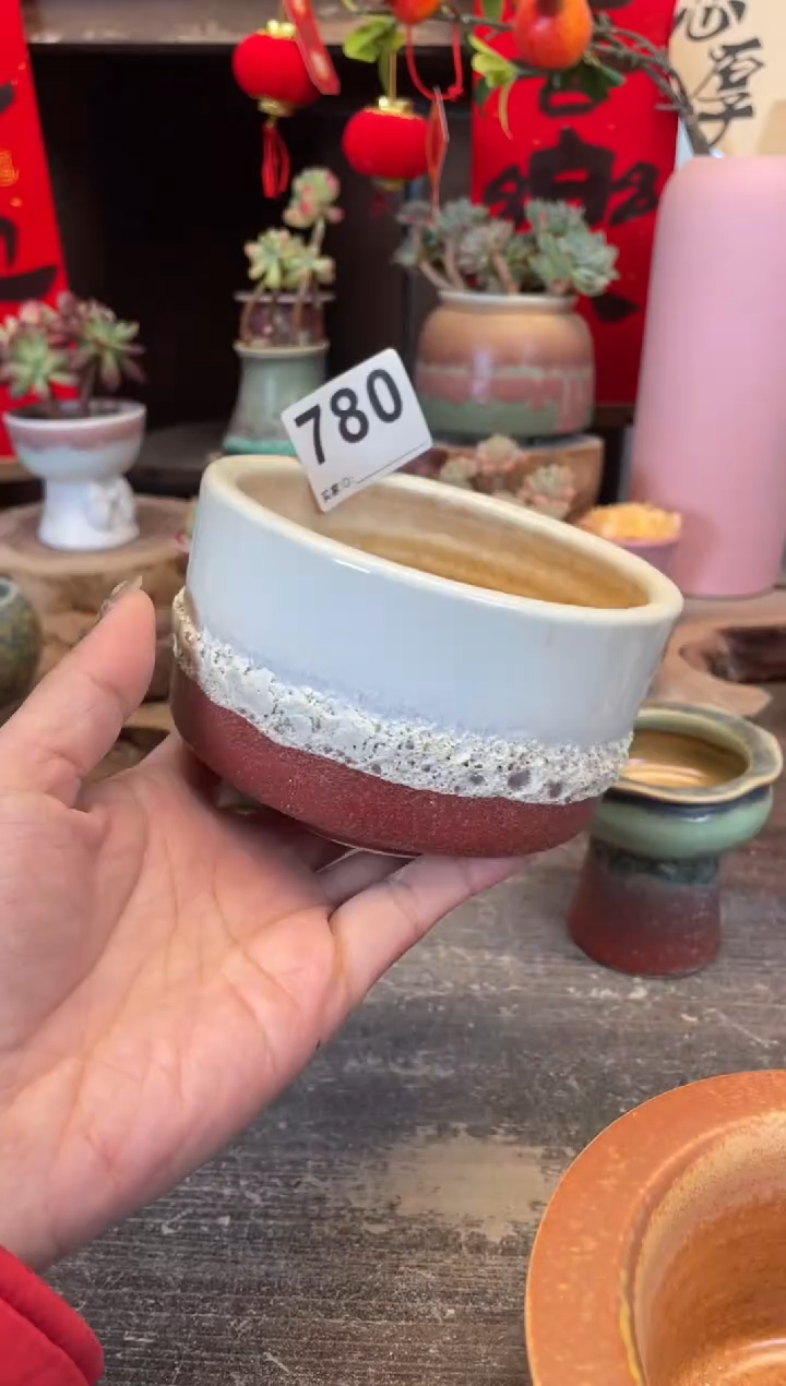 【闪购商品】摆件780知木小芳花盆