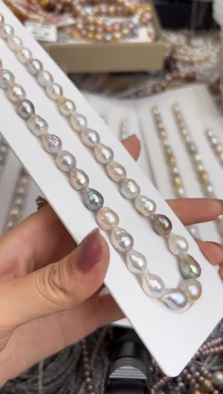 未镶嵌8淡水珍珠言**艳珍珠项链