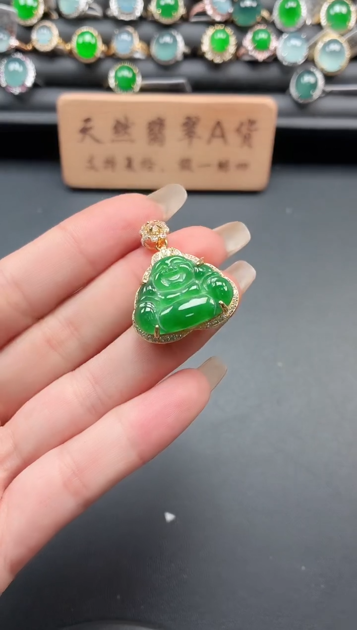 银S925镶嵌戒指翡翠11111