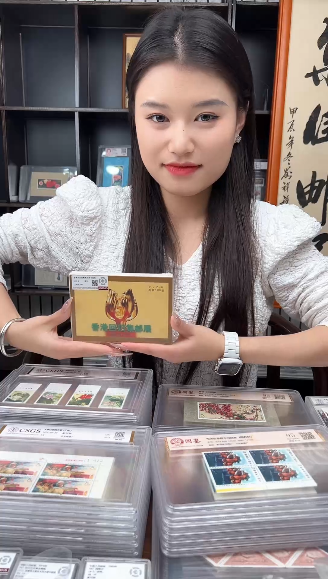 【闪购商品】PJZ-8港回归集邮展加字小型张邮票原封