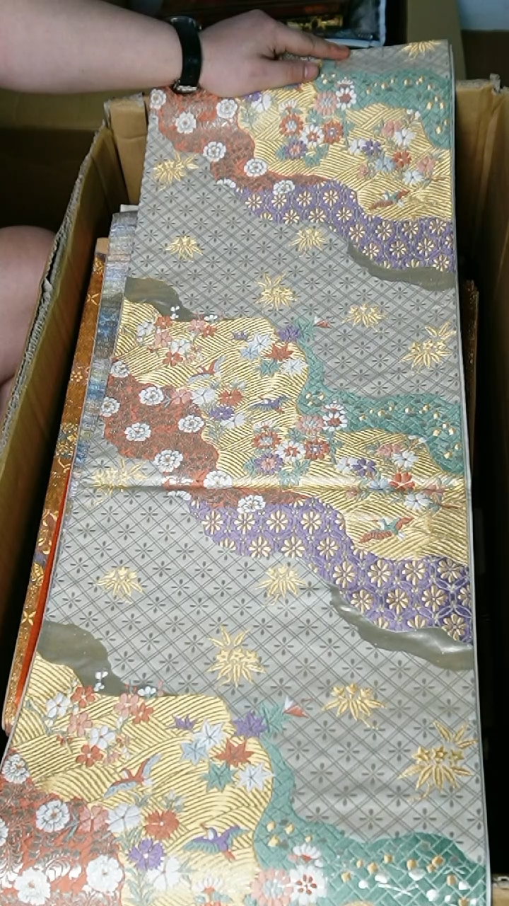 织绣织锦133六通花鸟