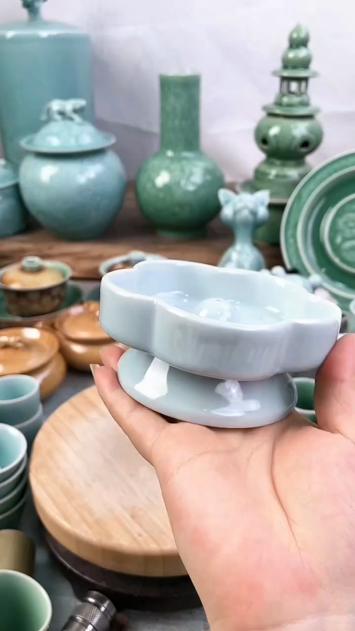 特价福利 微瑕 慧仙青瓷