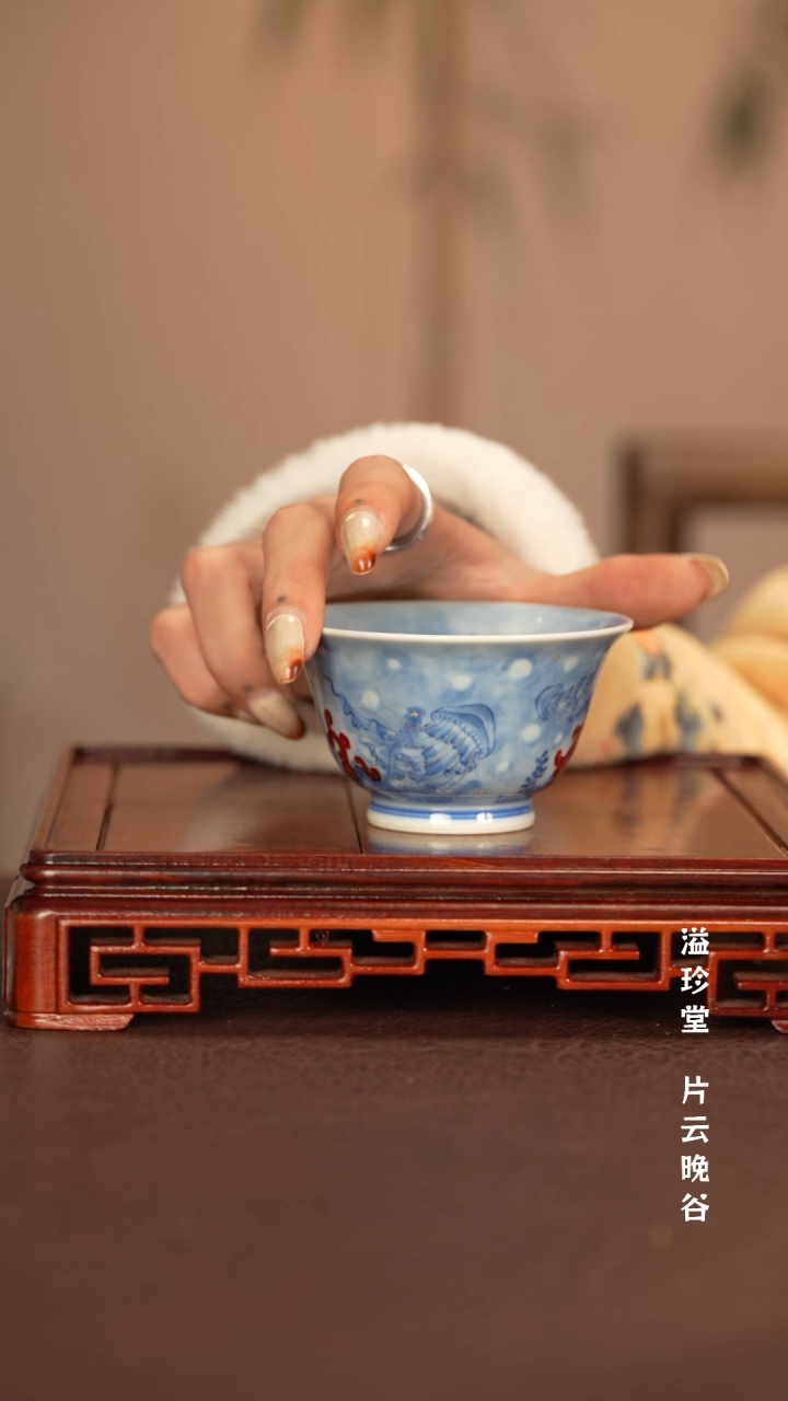 【闪购商品】杯子永明尚玩景德镇手工手绘陶瓷