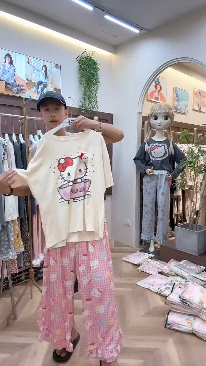 棉半袖长裤150斤以下