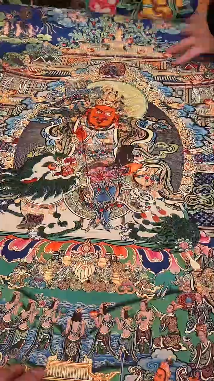 装裱画精美唐卡tk16087