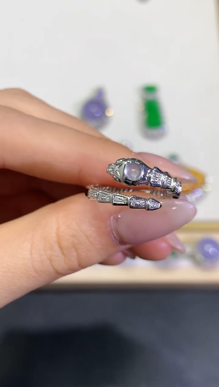 【闪购商品】翡翠颈饰18K金镶嵌团购38