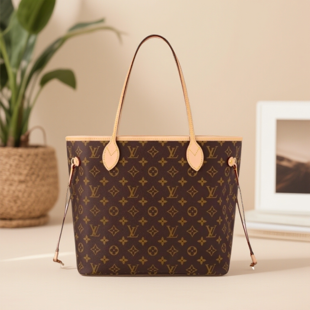 修复品LouisVuitton/路易威登购物袋中号单肩包植鞣革换新