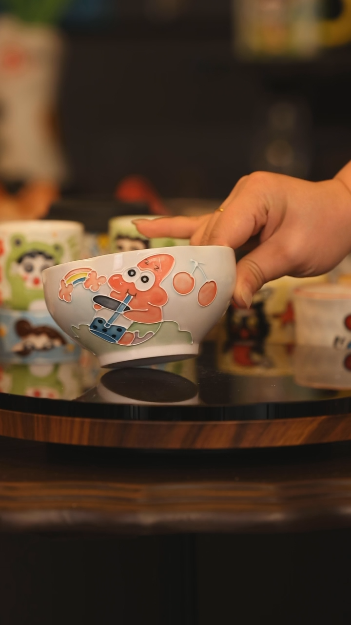 【闪购商品】摆件景德镇釉下彩绘设计师款陶瓷