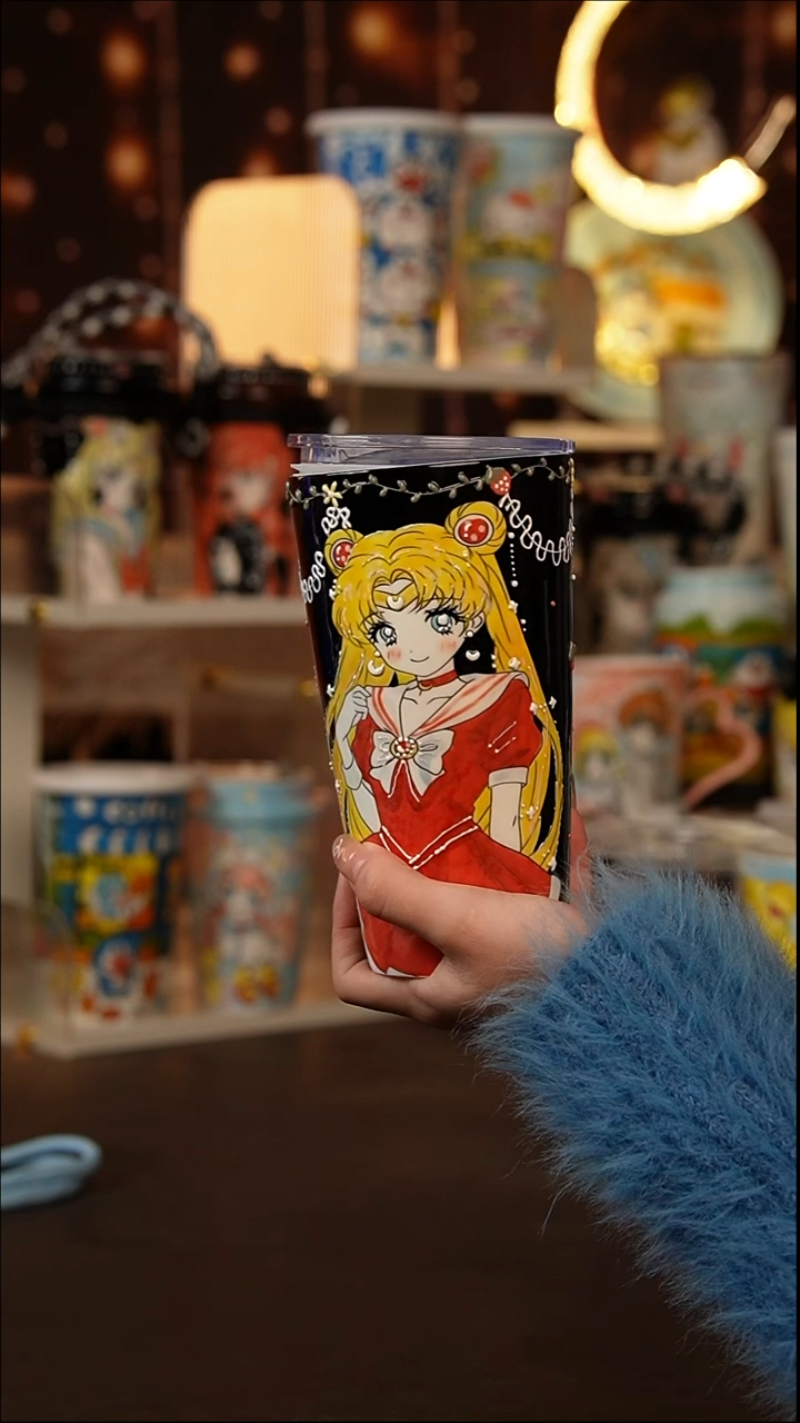 （玉泥）景德镇手工手绘文创陶瓷杯