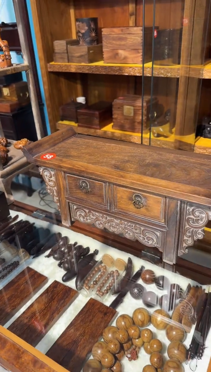 【闪购商品】木木艺黄花梨两抽屉案698.888