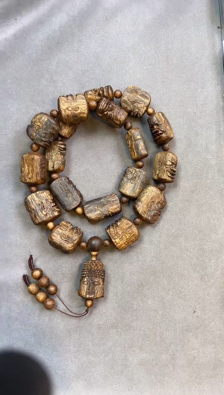 【闪购商品】沉香手串棋楠十八罗汉