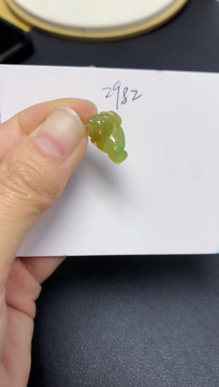 【闪购商品】翡翠颈饰18K金镶嵌 天然翡翠A货