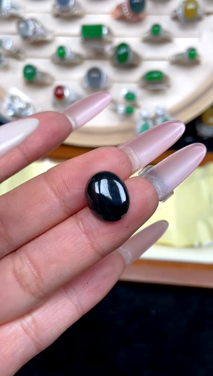 未镶嵌定制翡翠8天然缅甸A货翡翠蛋面