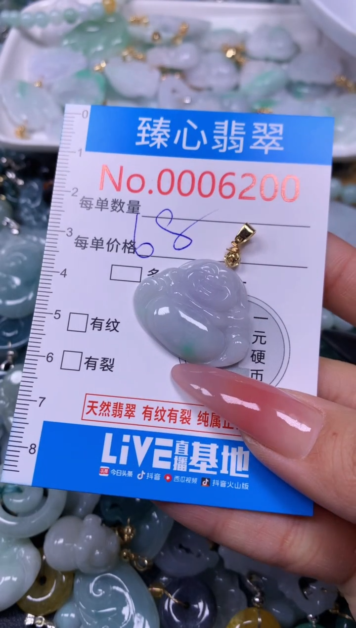 【闪购商品】翡翠颈饰未镶嵌含绳0006200