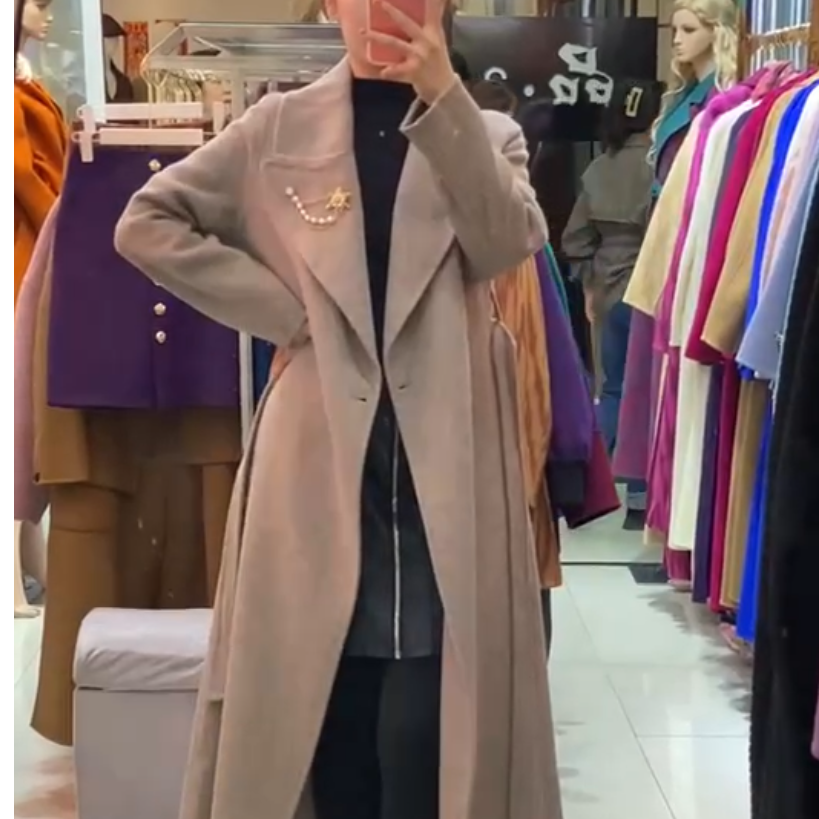 2025款全新羊毛大衣气质轻奢