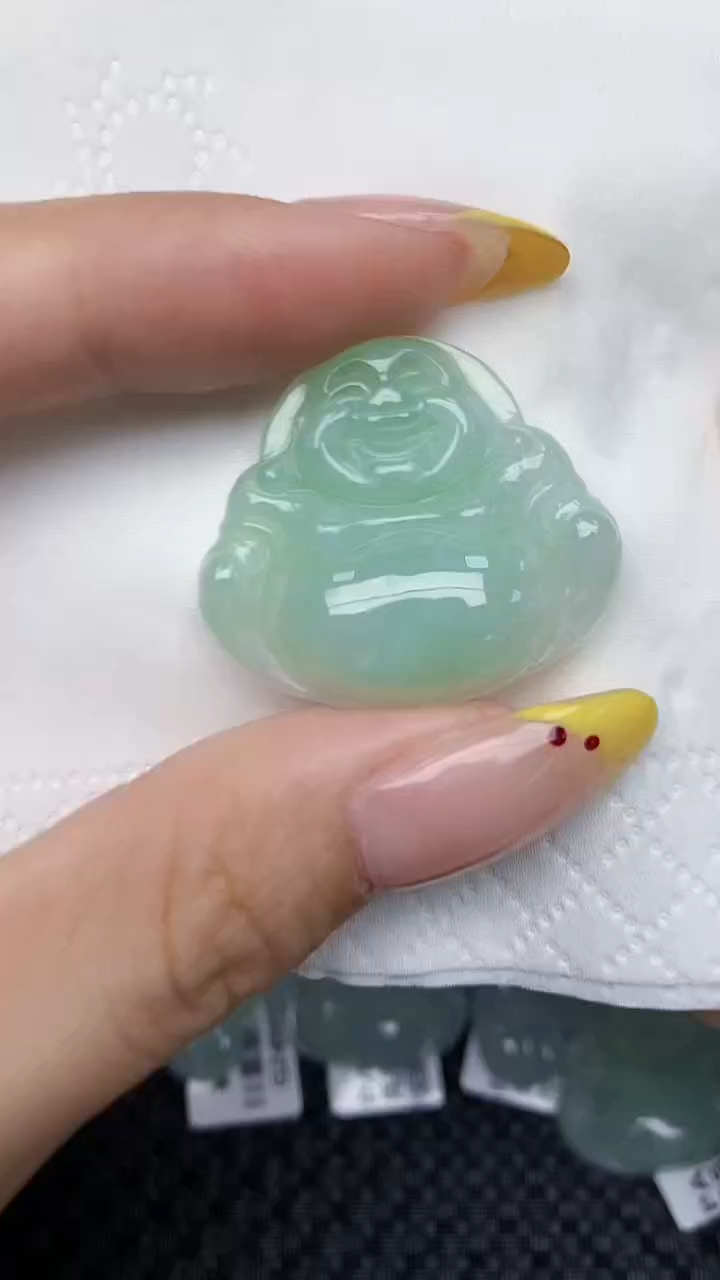 翡翠未镶嵌项链天然翡翠A货