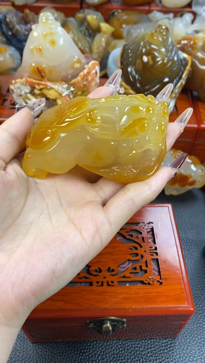 【闪购商品】玛瑙/玉髓手把未镶嵌1