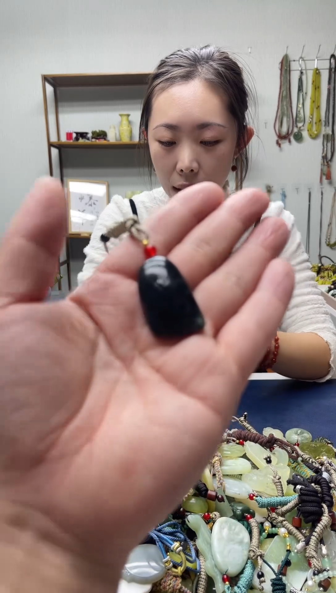 未镶嵌岫玉吊坠·