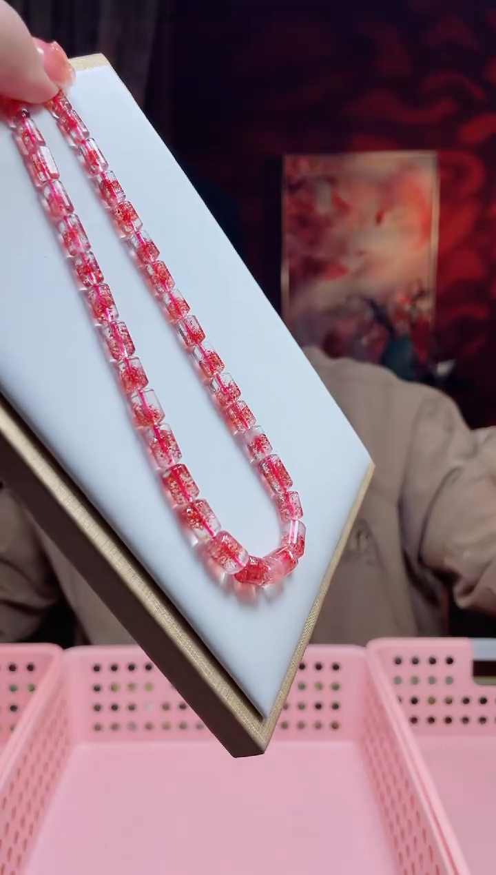 【闪购商品】水晶项链未镶嵌金草莓多样性发其一