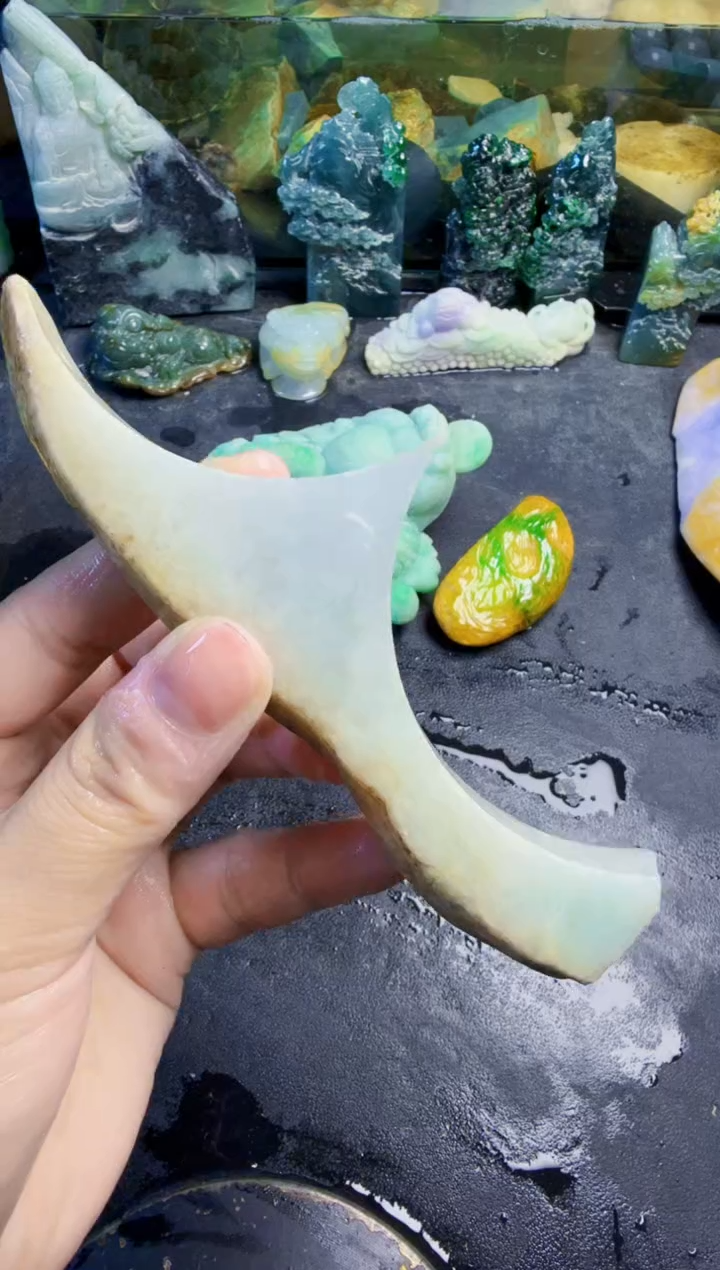 未镶嵌挂件翡翠天然翡翠046