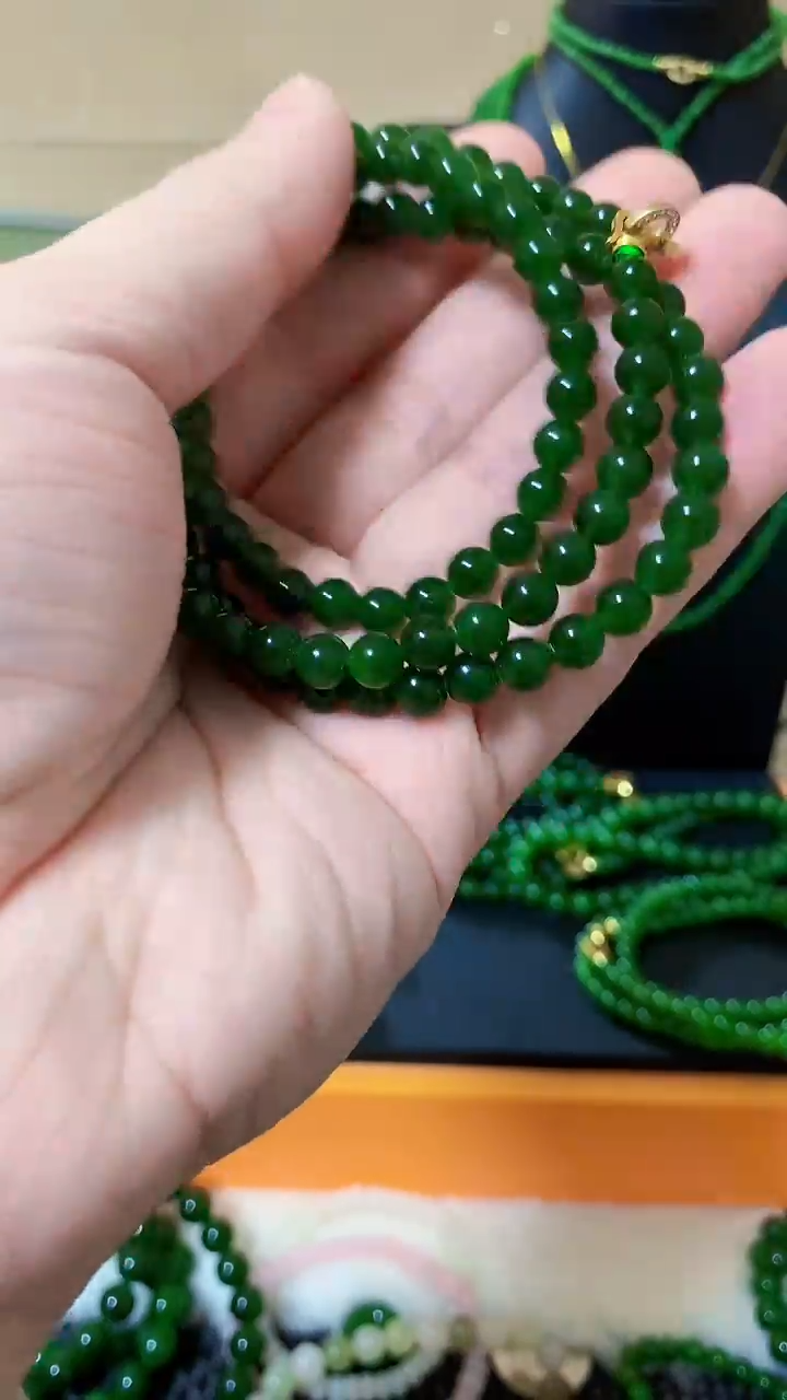 【闪购商品】和田玉（碧玉）项链未镶嵌6