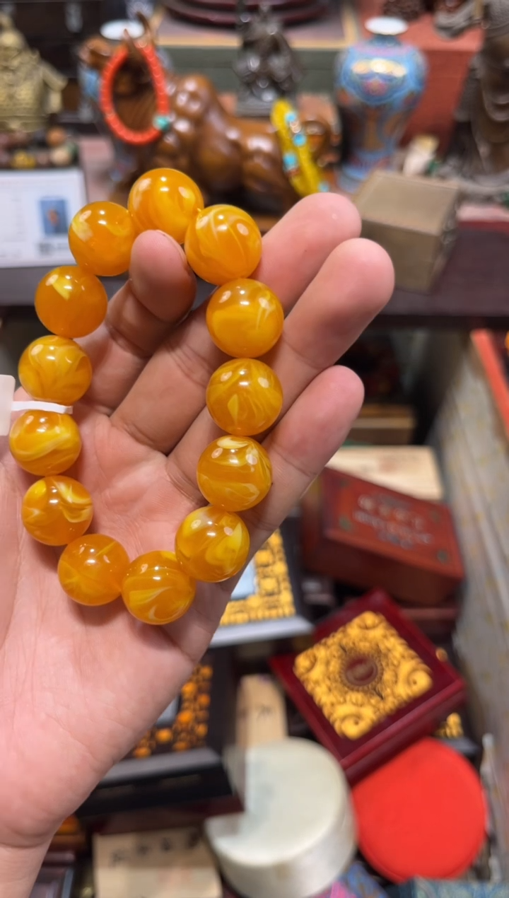 未镶嵌蜜蜡裸石A刘哥专属高端精品45