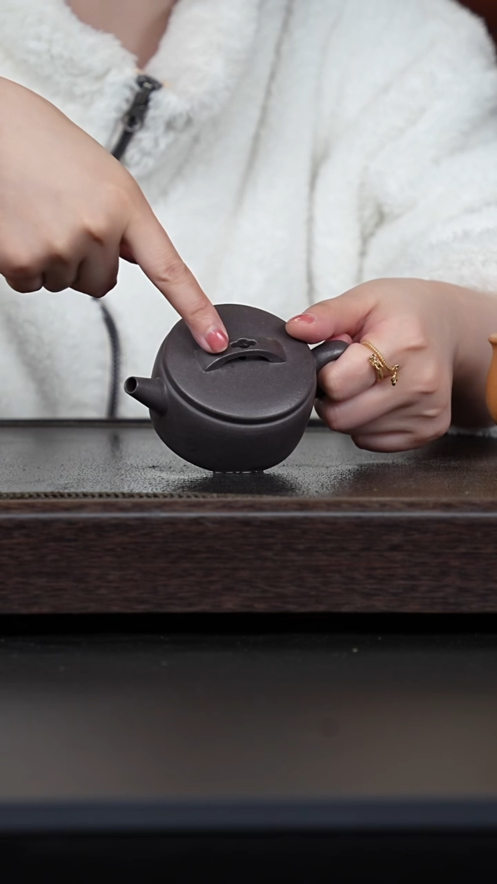 【闪购商品】紫砂茶壶孤品天青小汉瓦