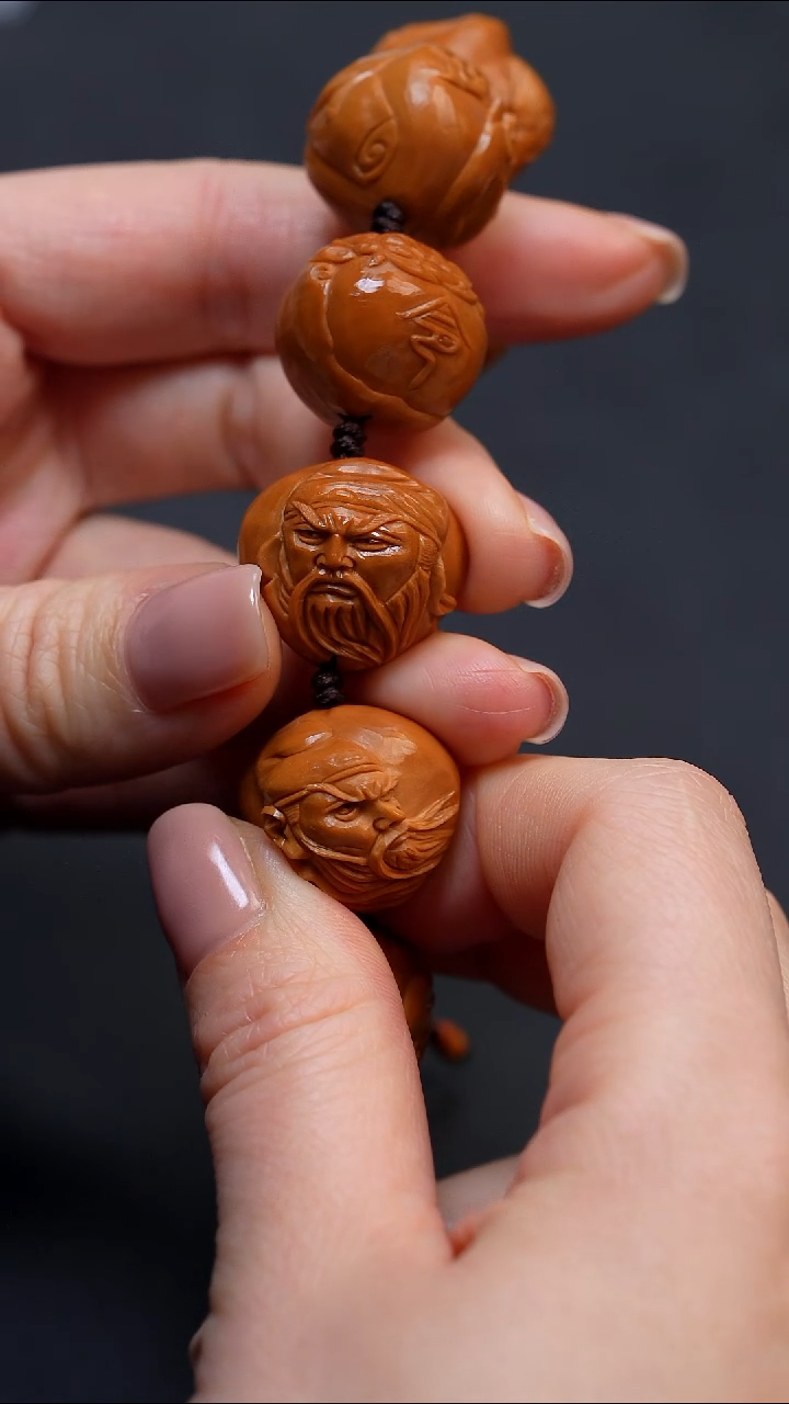 橄榄核手串关公将军令