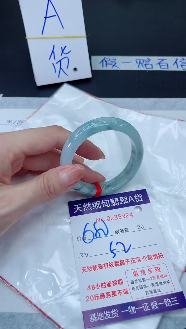 未镶嵌手镯翡翠680.000