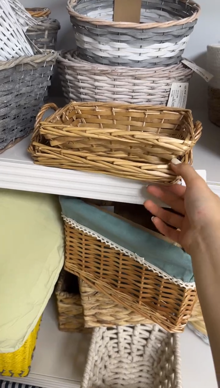 留*微瑕捡漏手编小篮子