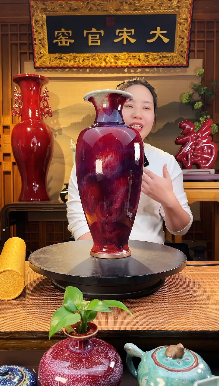 摆件大宋官窑【观音瓶】端庄典雅