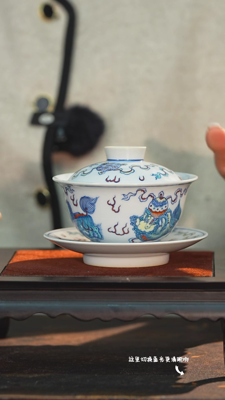 【闪购商品】中国官窑斗彩非遗传承人—涂杏花