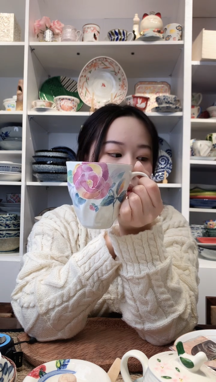 陶瓷【清仓】和蓝马克杯