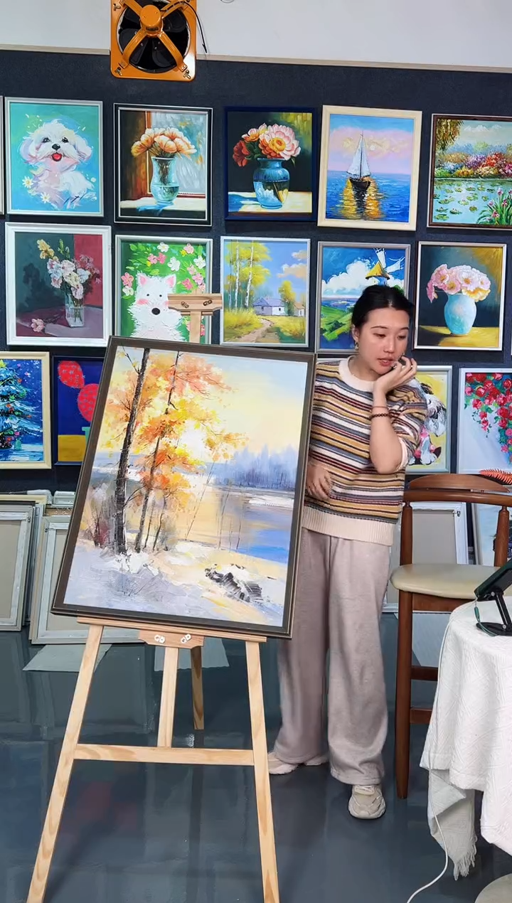 【闪购商品】油画160号 60*80 风景-手绘油画