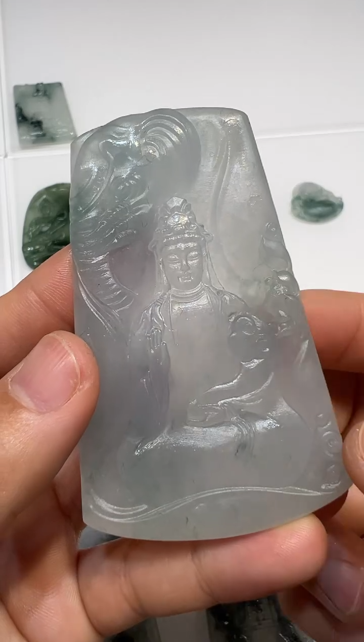 【闪购商品】定制翡翠未镶嵌普贤