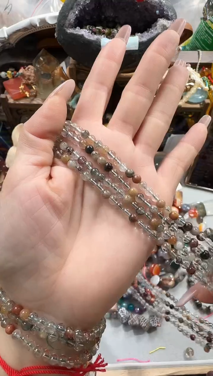 未镶嵌手链水晶786748678786