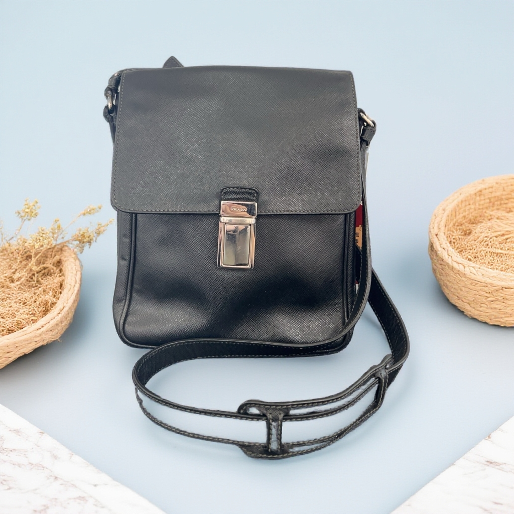 95新 Prada/普拉达  黑色单肩 1753 2760 
