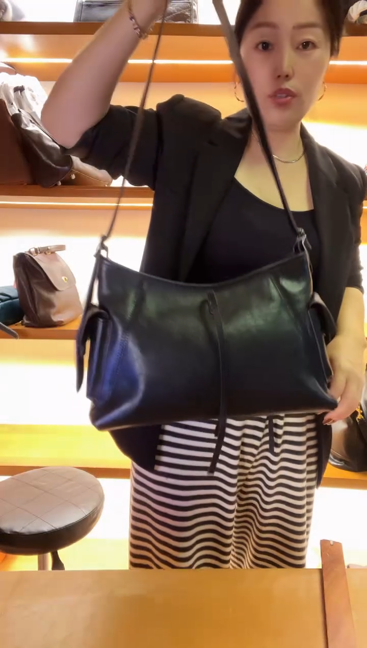 牛皮（革）高端订制时尚百搭女士手提斜跨包