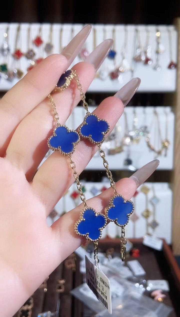 【闪购商品】玛瑙/玉髓手链18K金镶嵌玛瑙K黄