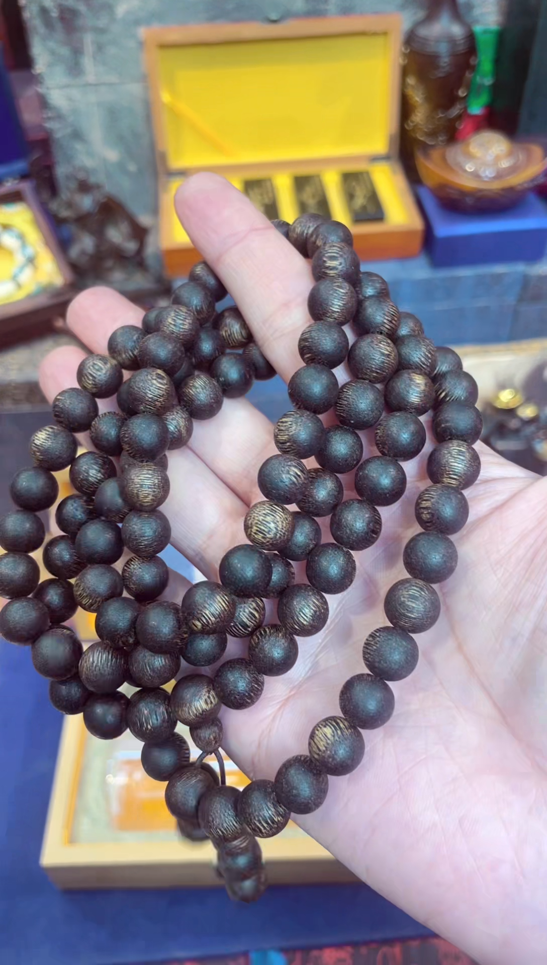 【闪购商品】木精品圆珠套盒  YZZQ