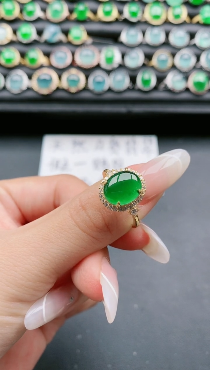 【闪购商品】翡翠戒指银S925镶嵌11111111111