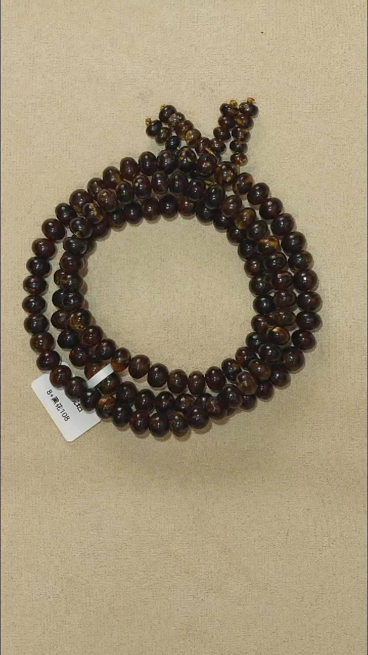 琥珀颈饰未镶嵌8M 20-25