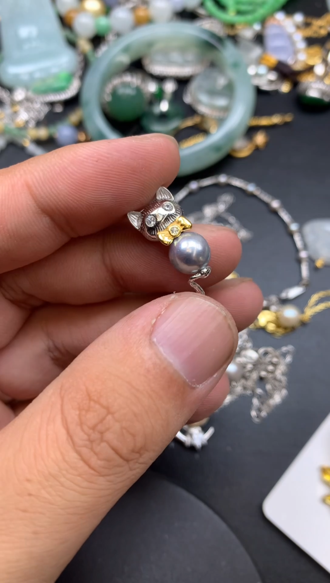 颈饰未镶嵌海水珍珠?***?艾希商品不退不换