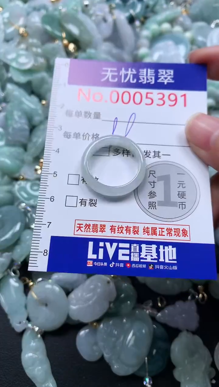 颈饰未镶嵌翡翠5391