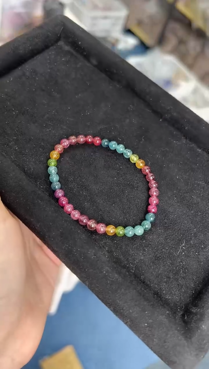 【闪购商品】碧玺手串未镶嵌0116s018多样性发一