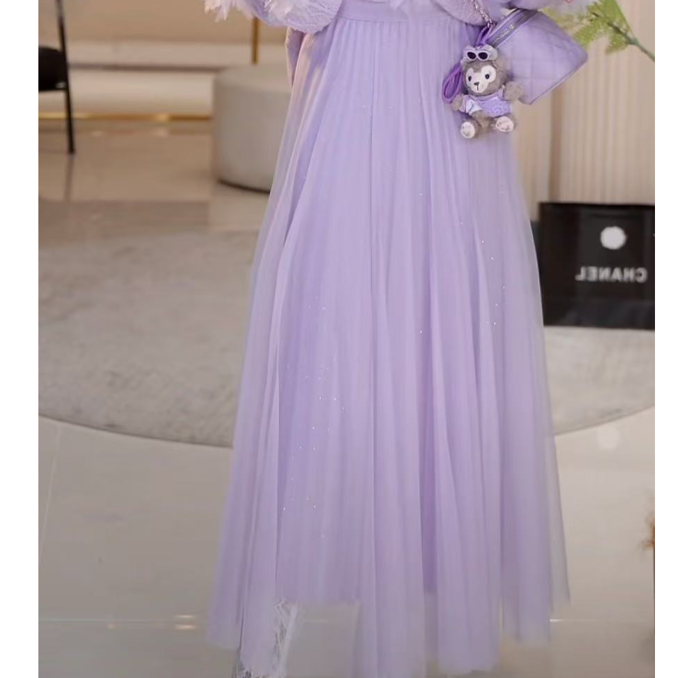 满钻大摆纱裙812957